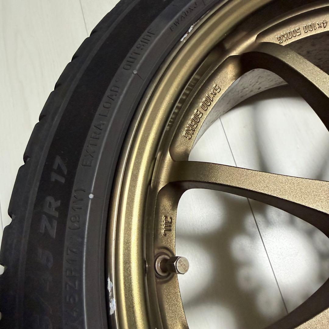 【1/15まで出品】RAYS VOLK CE28N 17インチ　ブロンズ　4本