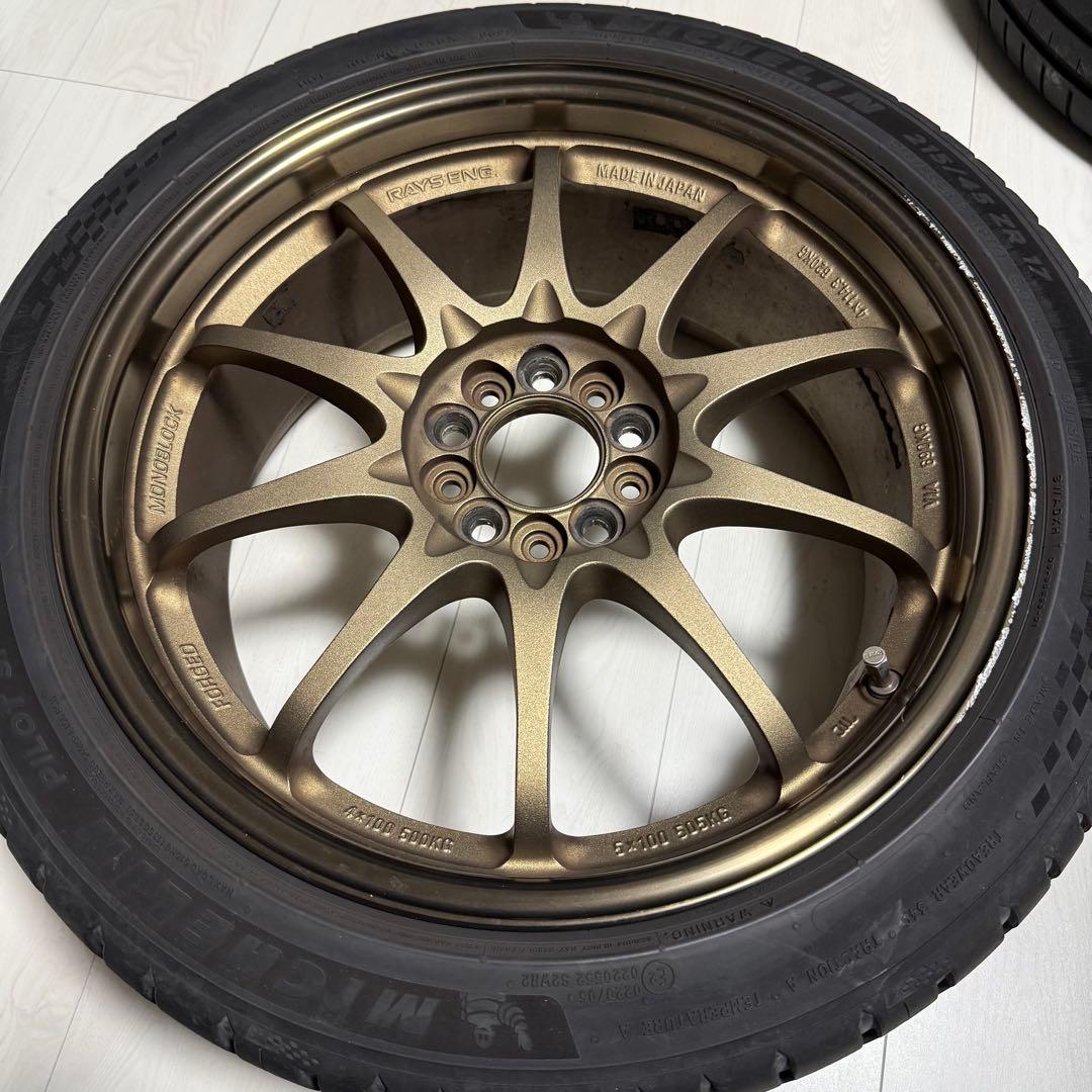 【1/15まで出品】RAYS VOLK CE28N 17インチ　ブロンズ　4本