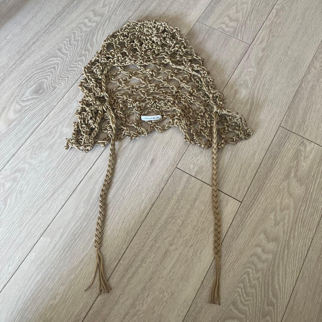 La Maison de Lylilis ベージュ　帽子