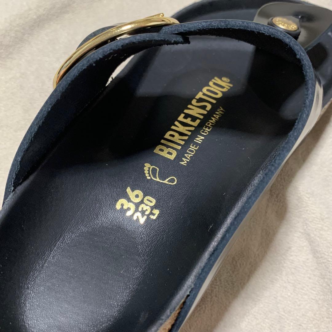 靴 BIRKENSTOCK GIZEH BIG BUCKLE 23cm