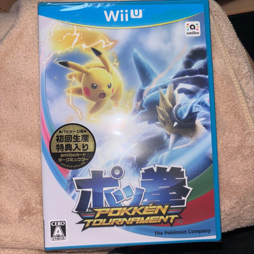 wiiu ポッ拳　ダークミュウツー付属　新品未開封