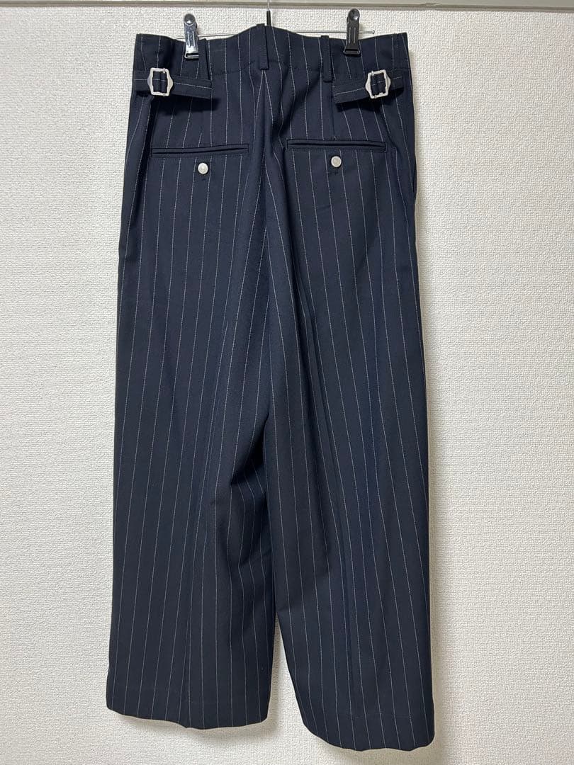未使用beautiful people×GUセットアップ紺 ストライプ
