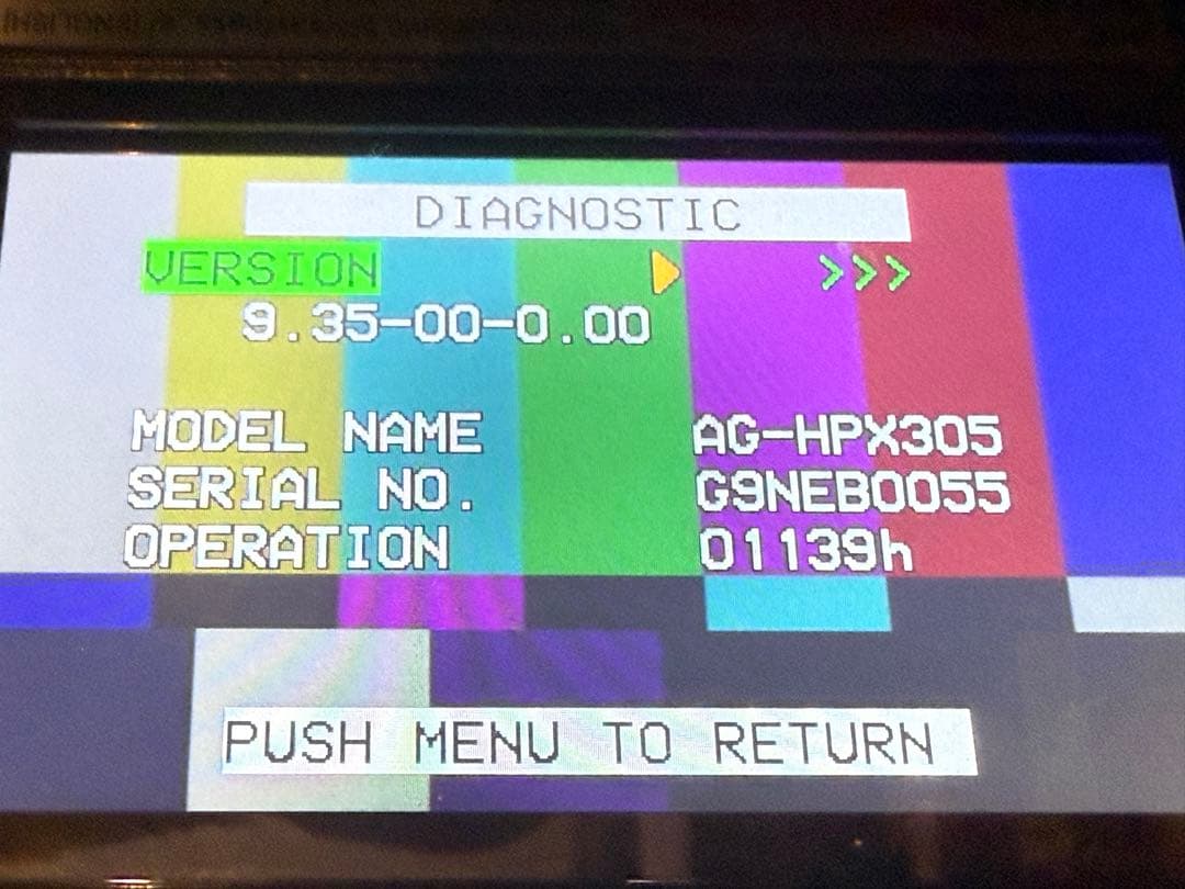 D*a様 Panasonic HPX305 RAMSA受信機付＋バッグ＋三脚プレ