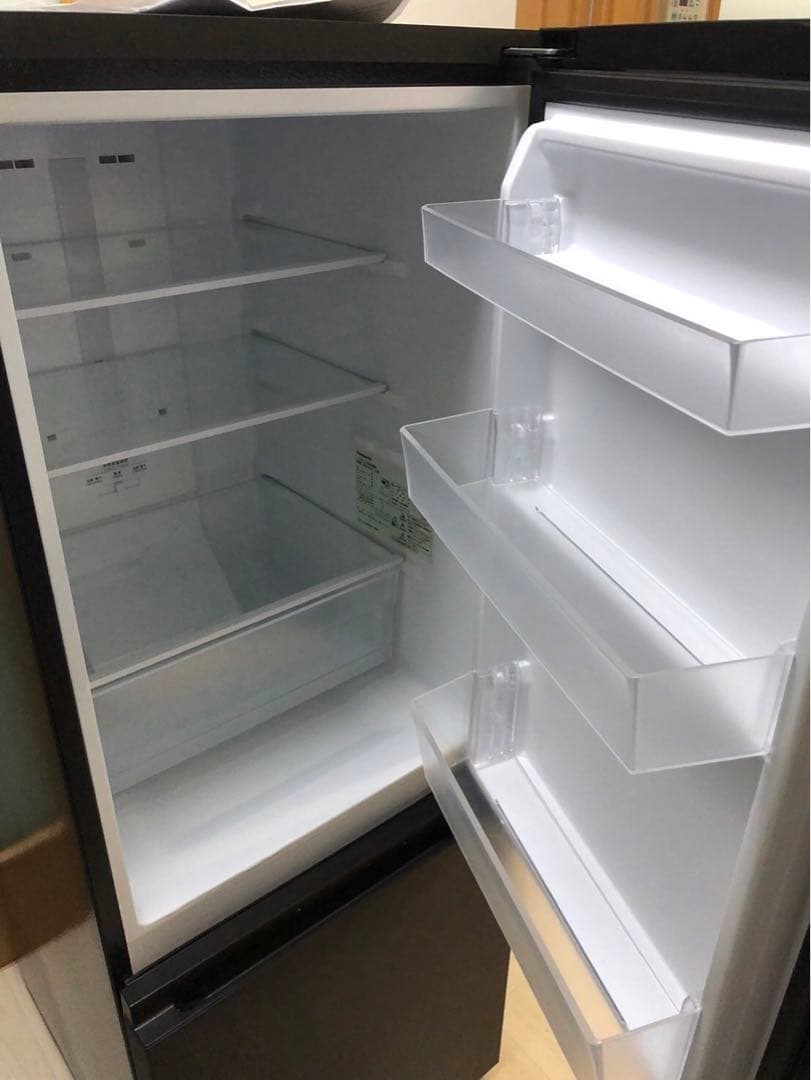 Panasonic パナソニック 冷蔵庫 マットブラック NR-B18C1-K