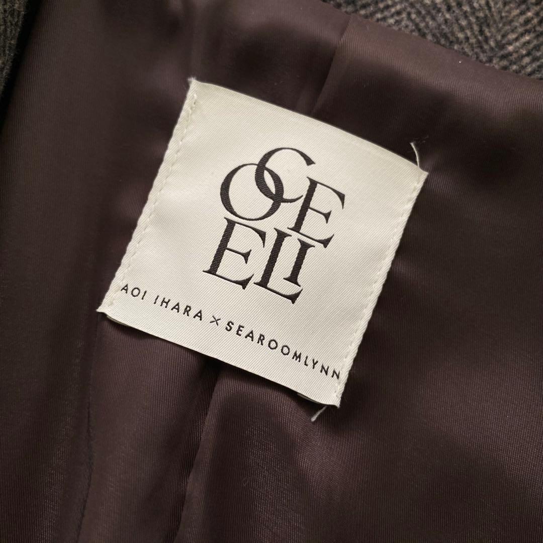 美品 コエリー 伊原葵 オーバーショルダー テーラードジャケット M