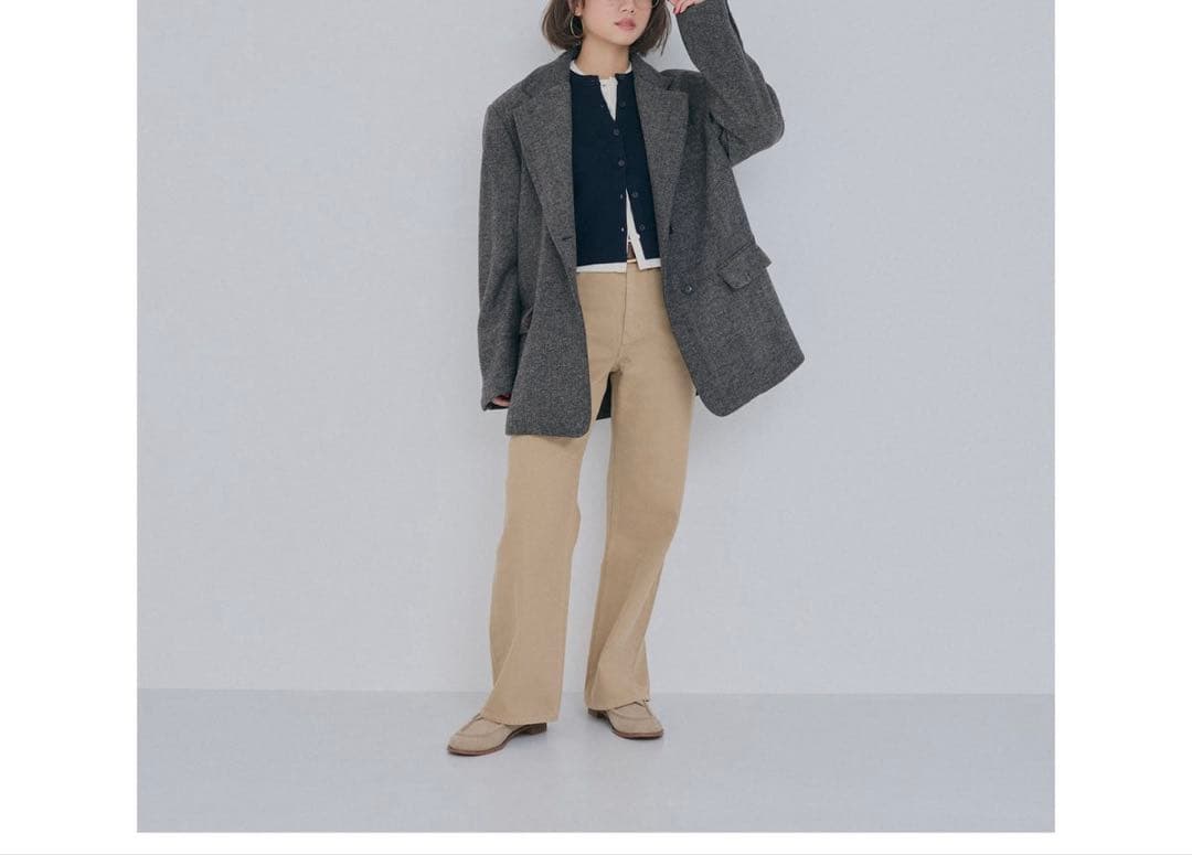 美品 コエリー 伊原葵 オーバーショルダー テーラードジャケット M