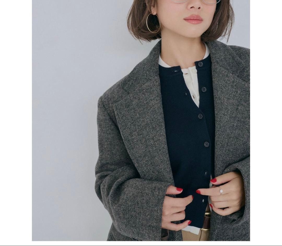 美品 コエリー 伊原葵 オーバーショルダー テーラードジャケット M