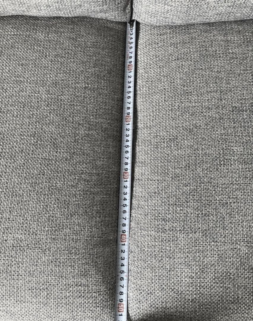 【まるこ】NITORI ニトリ　グレー 2人掛けソファ