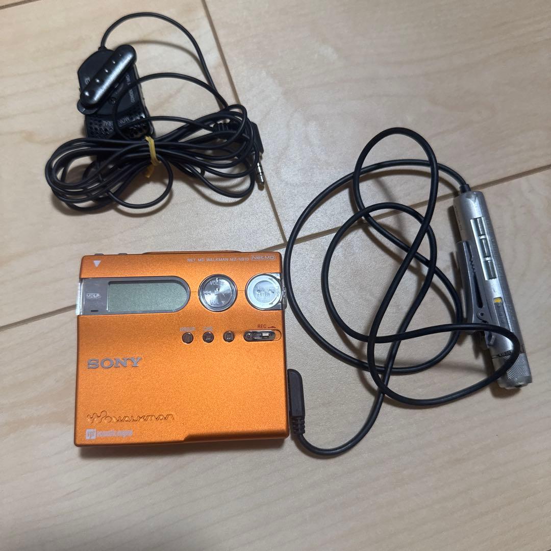 SONY ポータブルMDレコーダー TYPE-S オレンジ