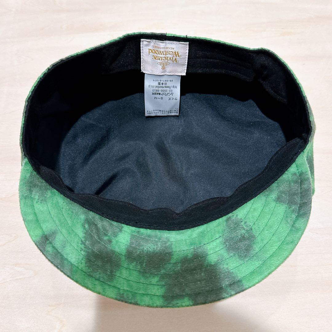 ヴィヴィアンウエストウッド キャスケット LET IT ROCK オーブ 緑