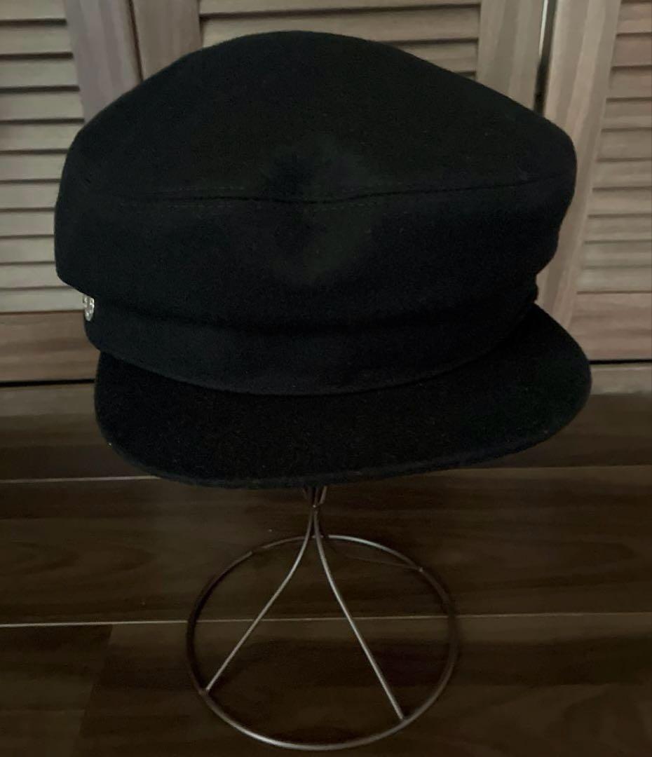 【新品未使用 】エルメス カシミア キャスケット　59サイズ　黒