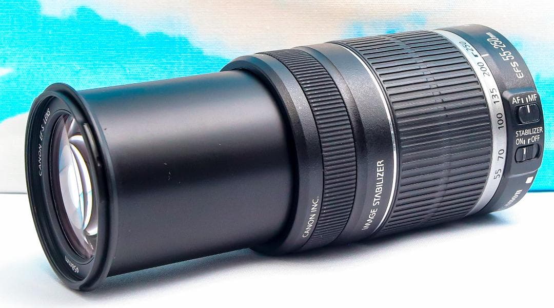 Canon EF-S 55-250mm IS⭐️望遠レンズ⭐️手振れ補正付き！