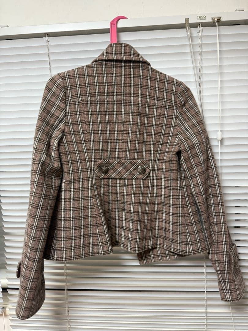 BURBERRY BLUE LABEL チェック柄ジャケット