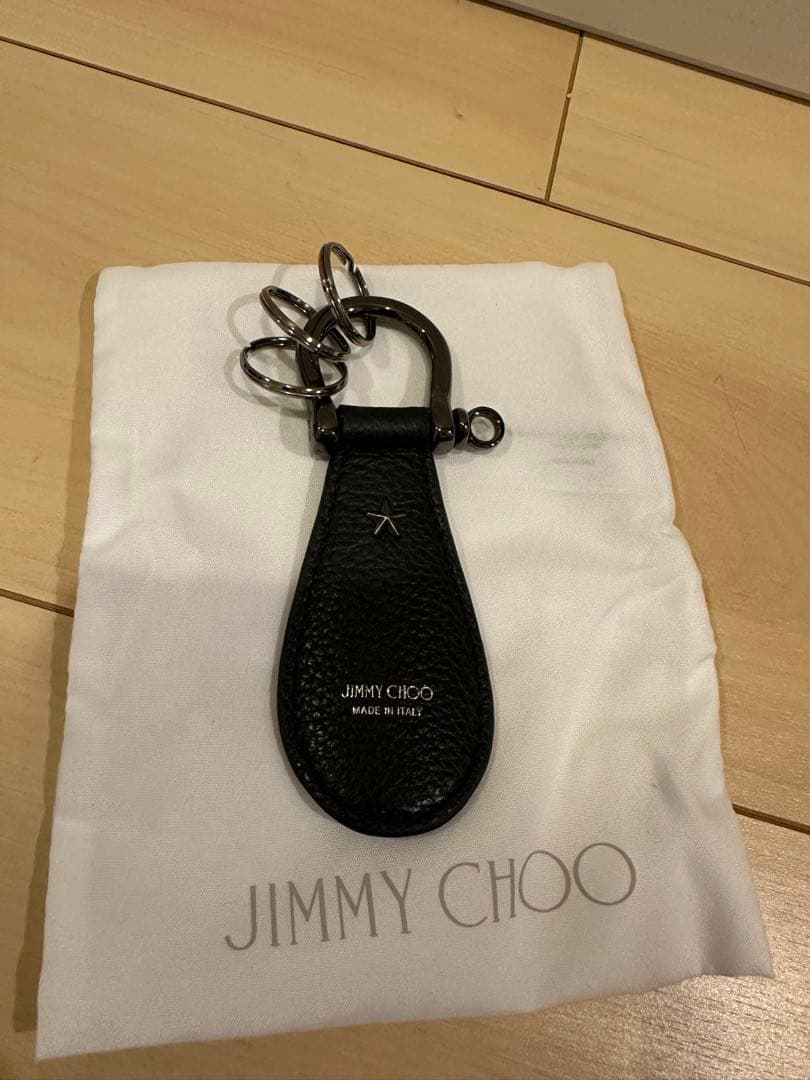 JIMMY CHOO ブラック キーホルダー