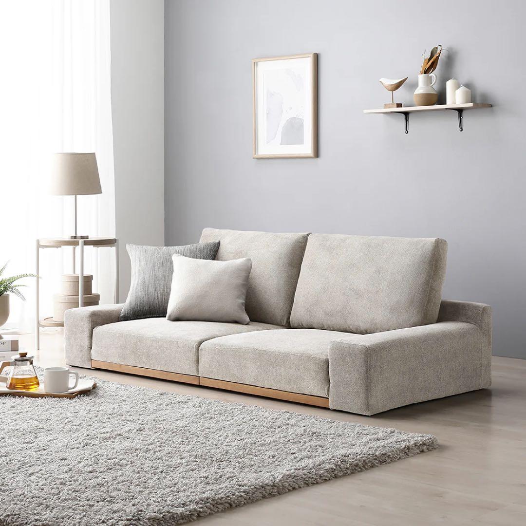 RASIK ローソファ 『Olson オルソン』幅160cm 【引き取り可】