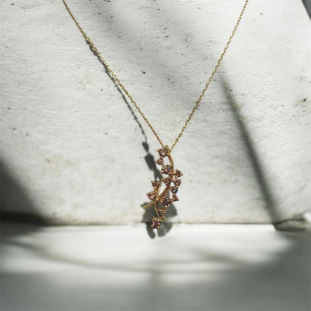 【K18 ダイヤモンドネックレス】