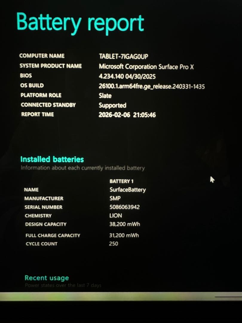 Windowsタブレット本体 2.Microsoft Surface Pro X SQ1 4G LTE