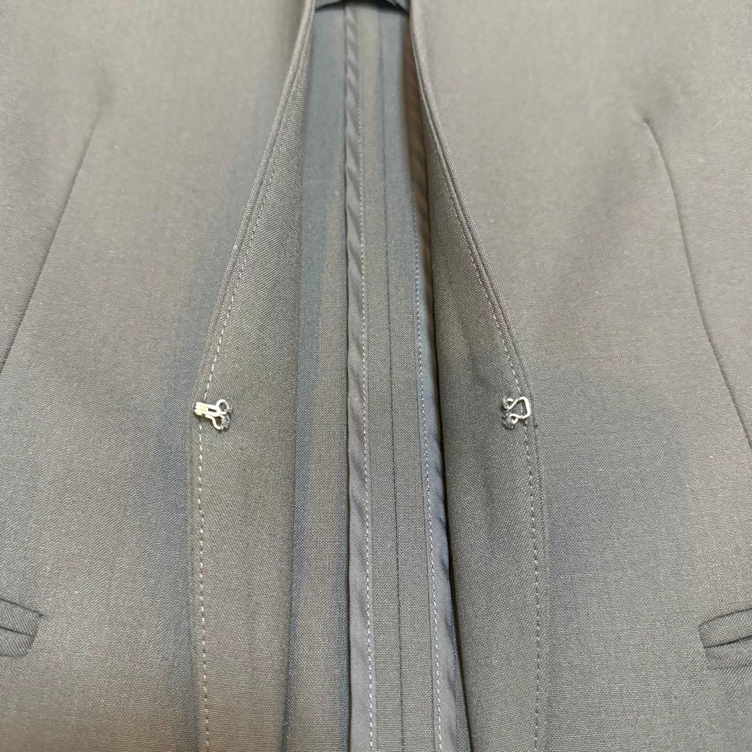 theory スーツ 上下セット ノーカラージャケット スカート ブラック 通勤