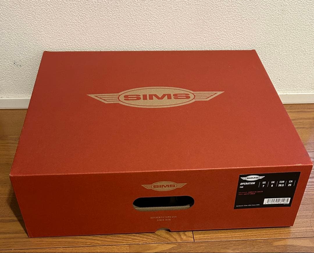 [新品•未使用]Sims BOA スノーボードブーツ グレー/ブラック