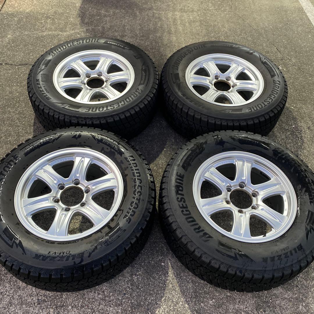 ◇中古溝有りブリザック265/65R17スタッドレスセット　プラド、ハイラックス