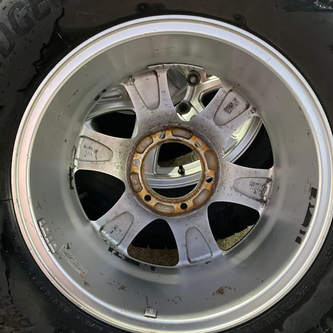 ◇中古溝有りブリザック265/65R17スタッドレスセット　プラド、ハイラックス