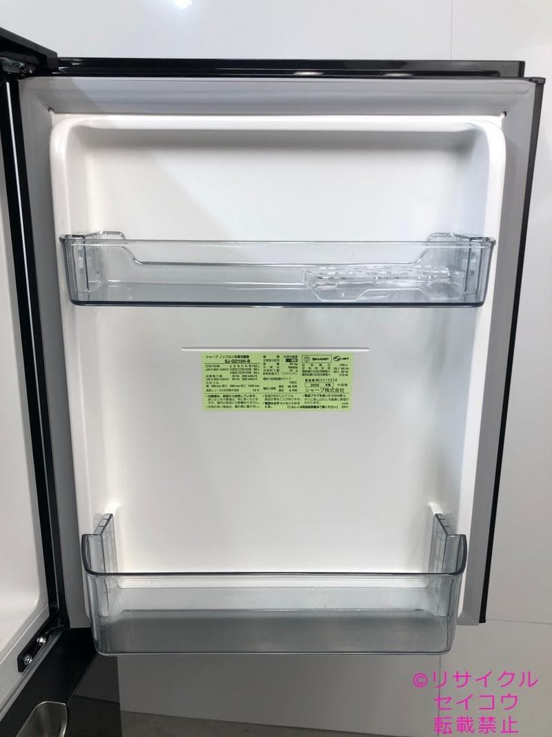 【中古】シャープ冷蔵庫 152L 2022年式2507131841