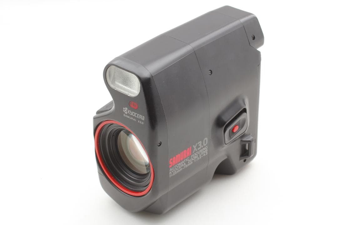 【整備済　美品】京セラ サムライ X3.0 35mmハーフカメラ フラッシOK