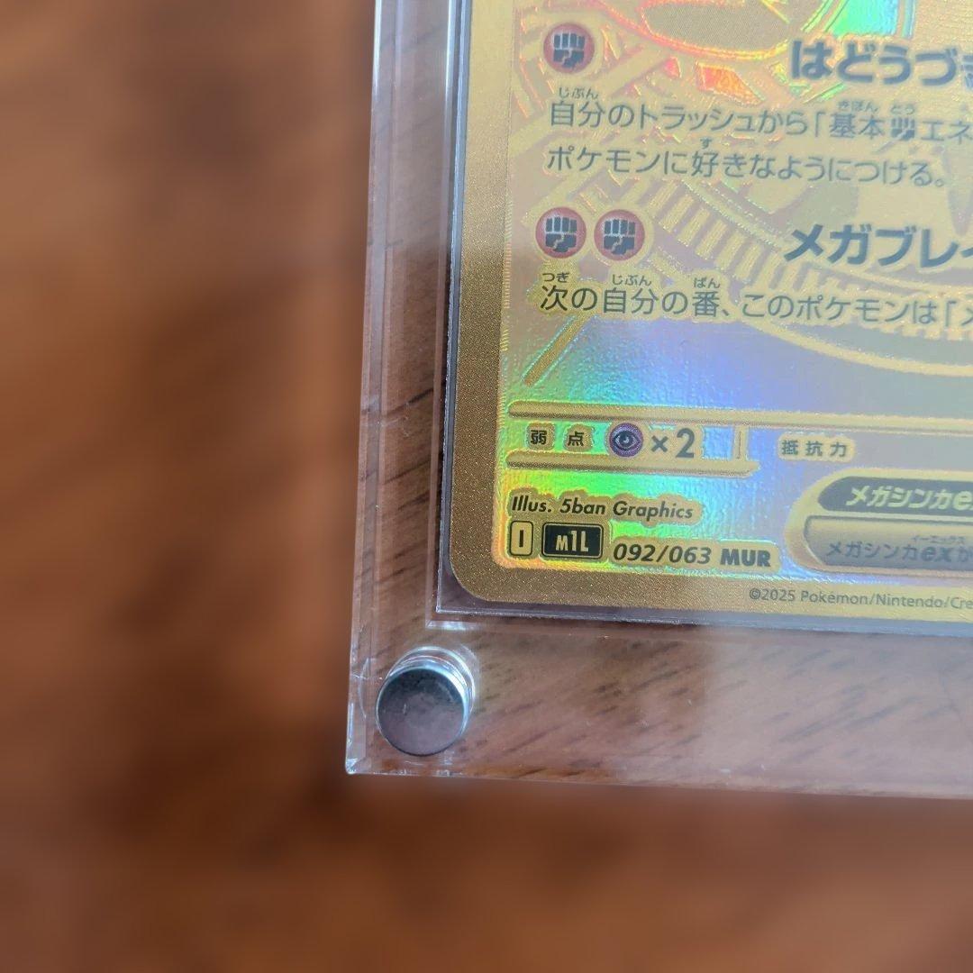 ぴ*ぴ様 メガルカリオex mur マグネットローダー付き