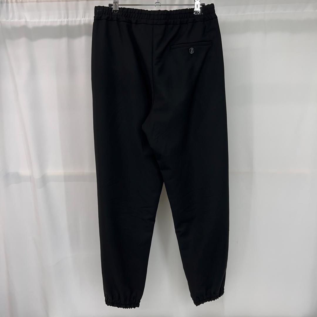 【みさき】 ポケットロゴテープリブウールイージーパンツ