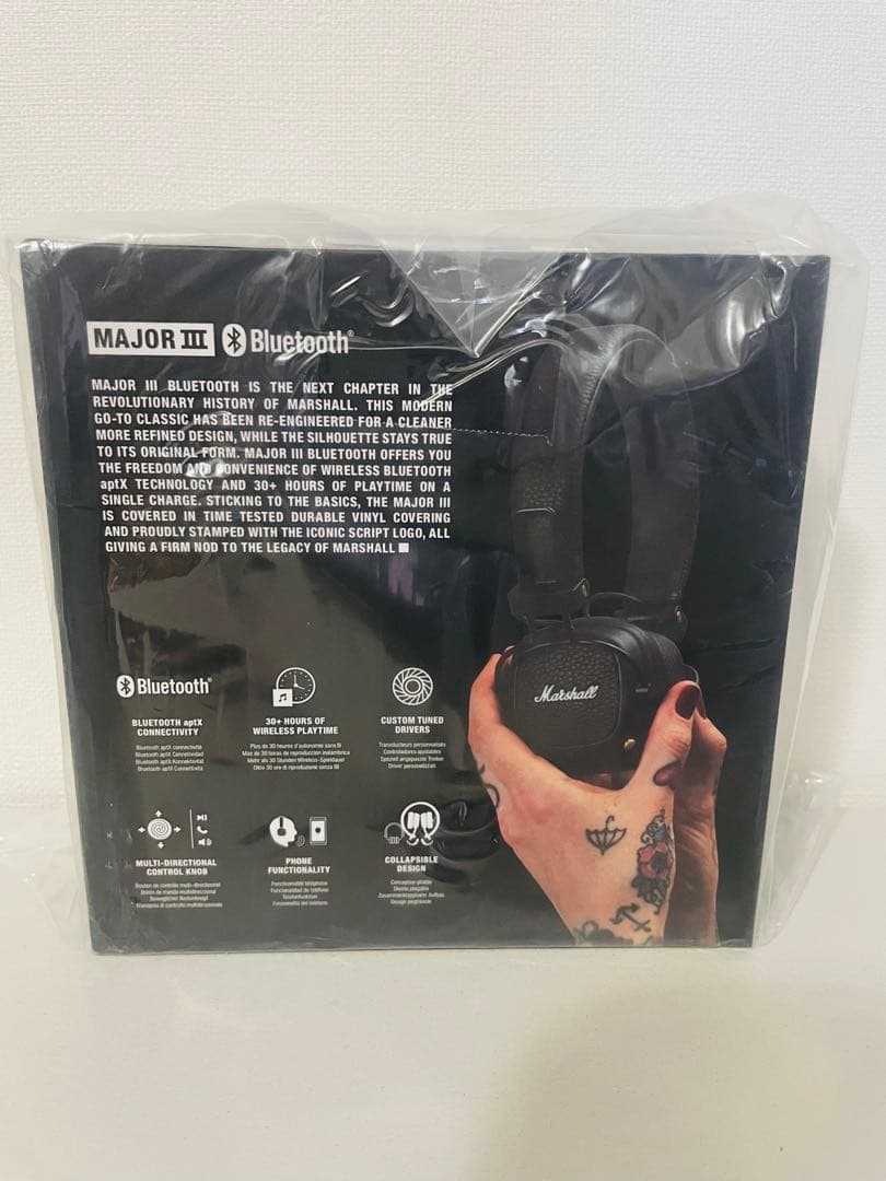 正規品 マーシャル ヘッドホン ブラック MAJOR III メジャー ①
