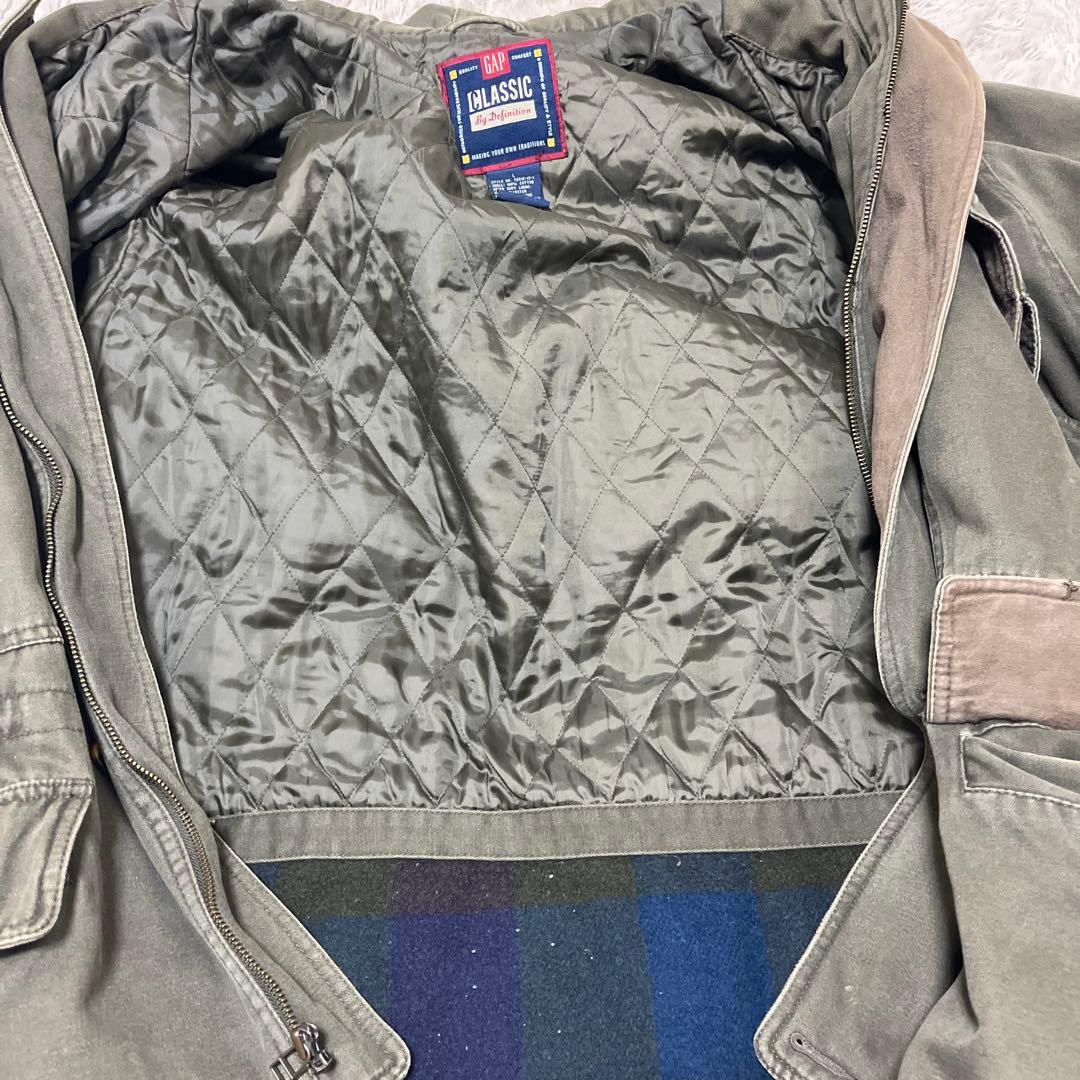 GAP CLASSIC ミリタリージャケット オリーブグリーン