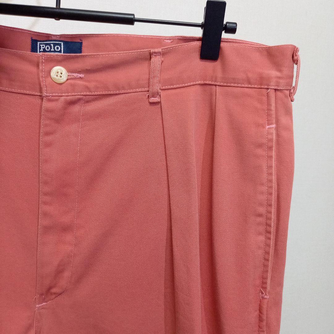 ピンク！80s 90s USA製 ポロ ラルフローレン ANDREW PANT