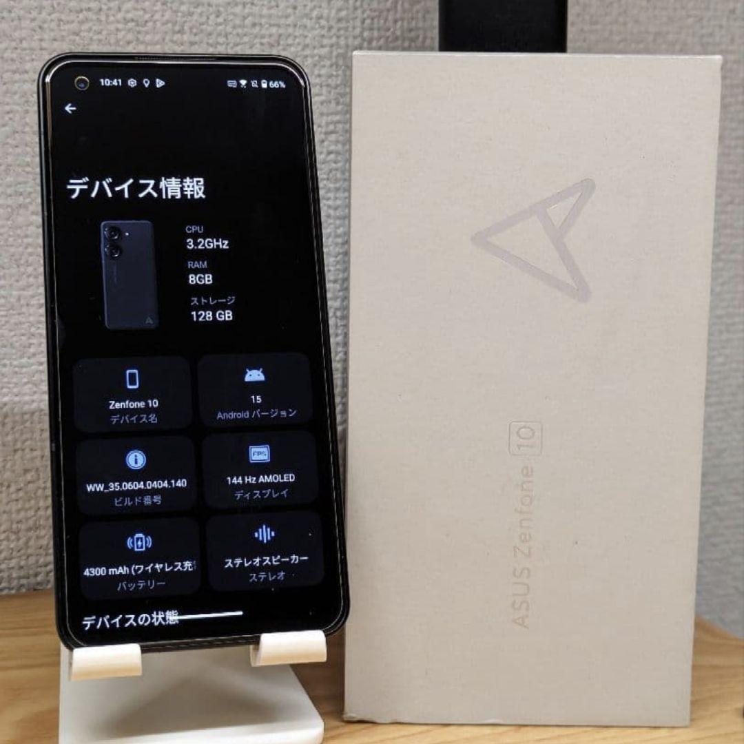 asus zenfone10 ブラック 128GB