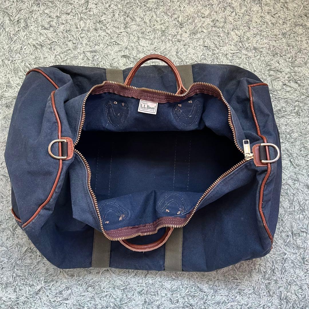 L.L.Bean ボストンバッグ ダッフルバッグ キャンバスダッフル ネイビー
