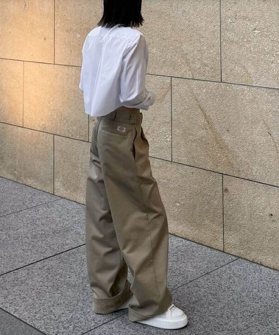 ok.soon dickies ワイド チノ パンツ
