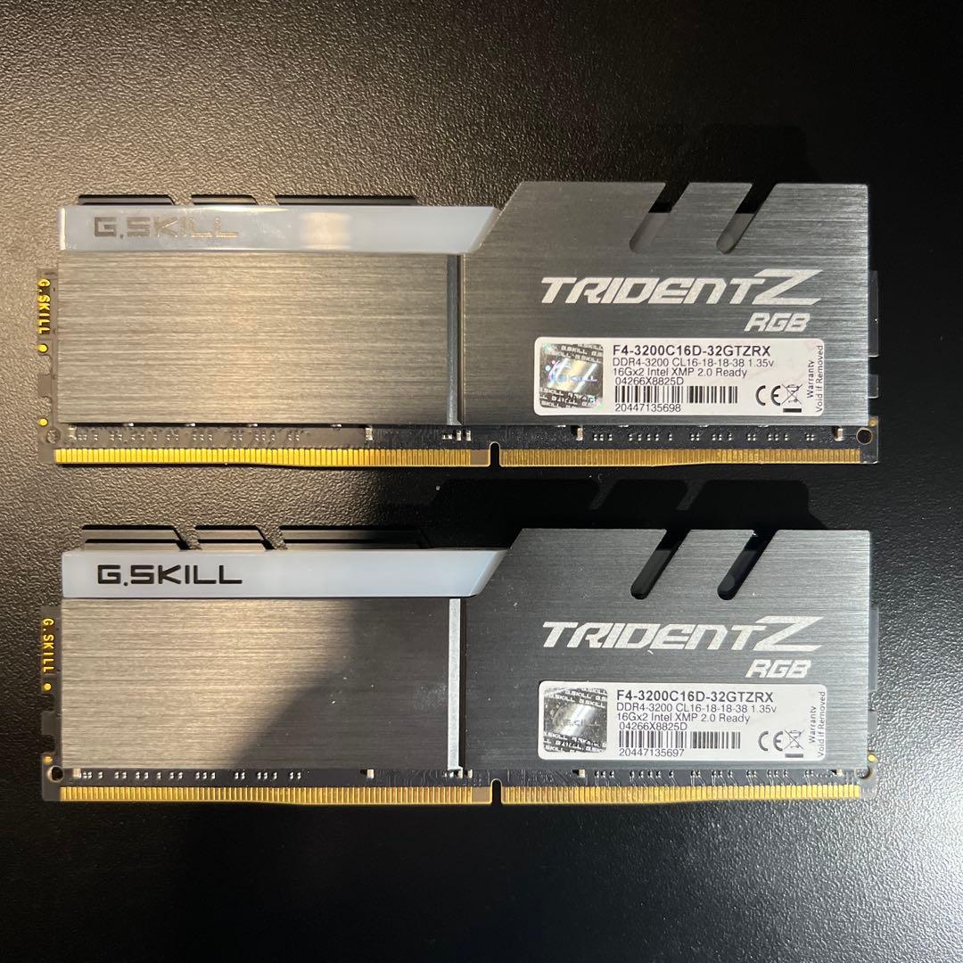 メモリー G.SKILL TRIDENT Z RGB 32GB DDR4 3200MHz