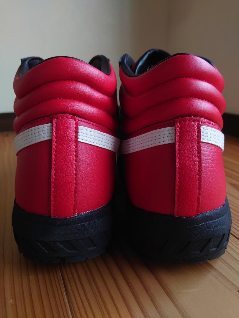 て*·様 アシックス 安全靴 ウィンジョブ CP701 クラシックレッド×ホワイ