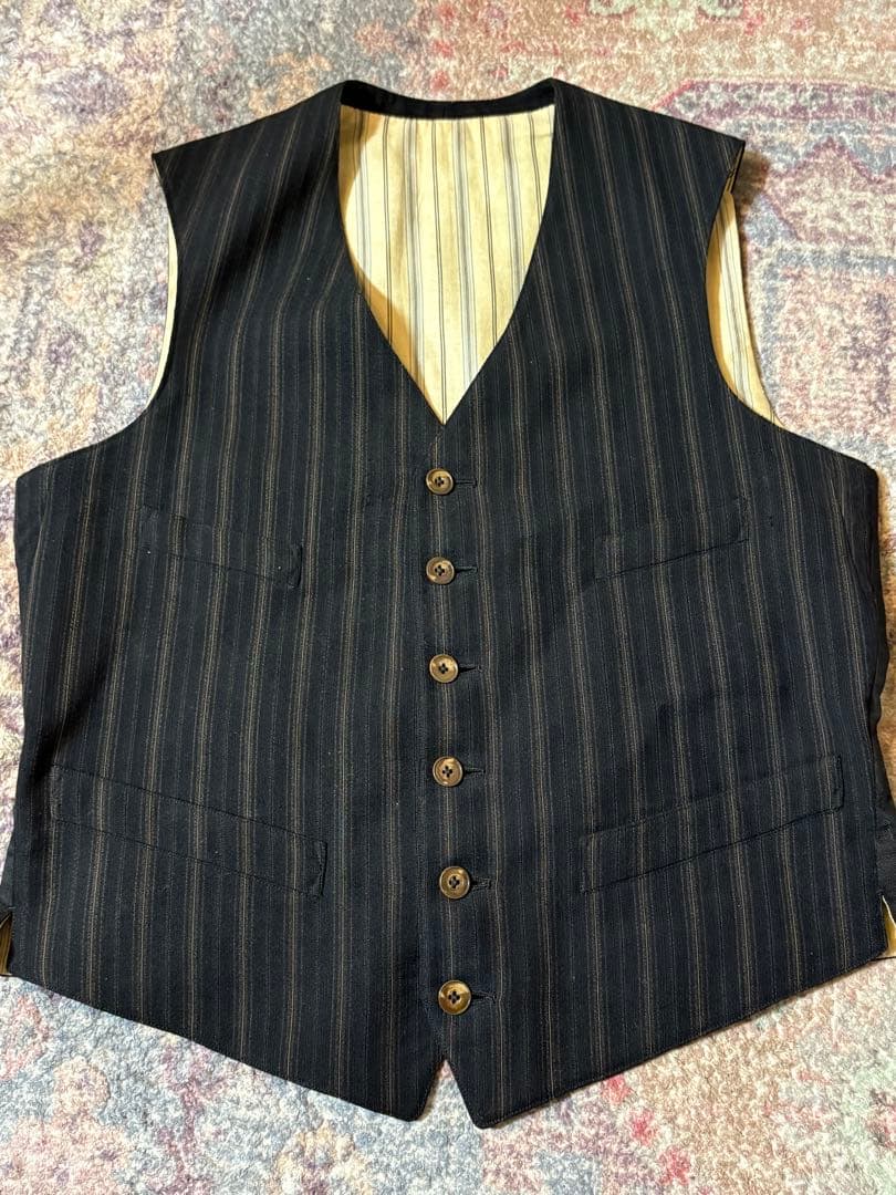トップス ~50s French Vintage Stripe Gilets
