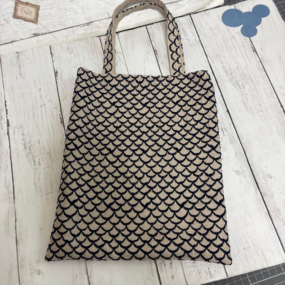 tantan プランプバッグ大 タンバリンベージュとマーメイドトートバッグ