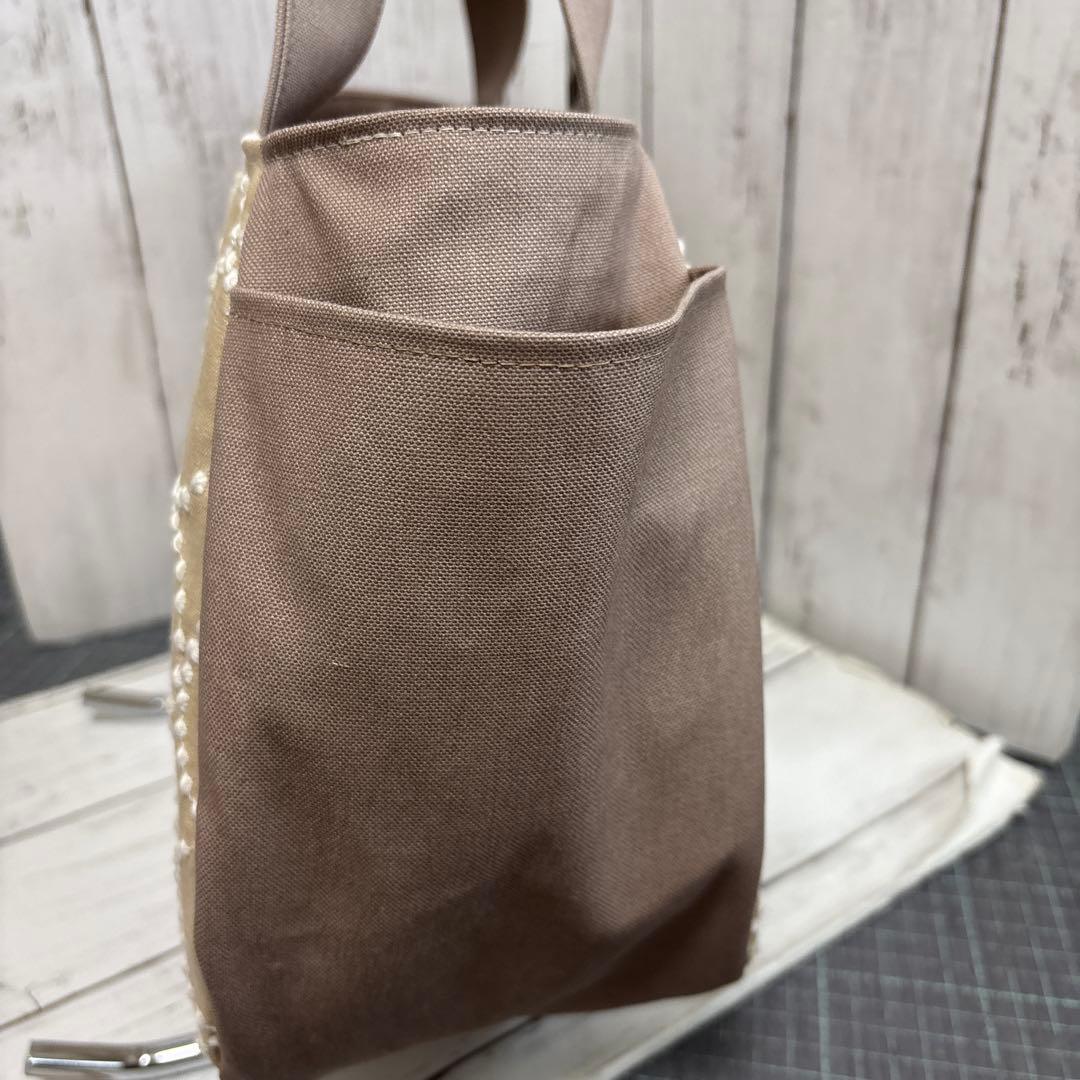 tantan プランプバッグ大 タンバリンベージュとマーメイドトートバッグ
