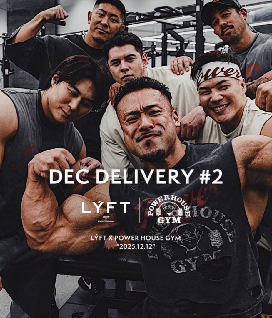 LÝFT × POWER HOUSE GYM キャップ