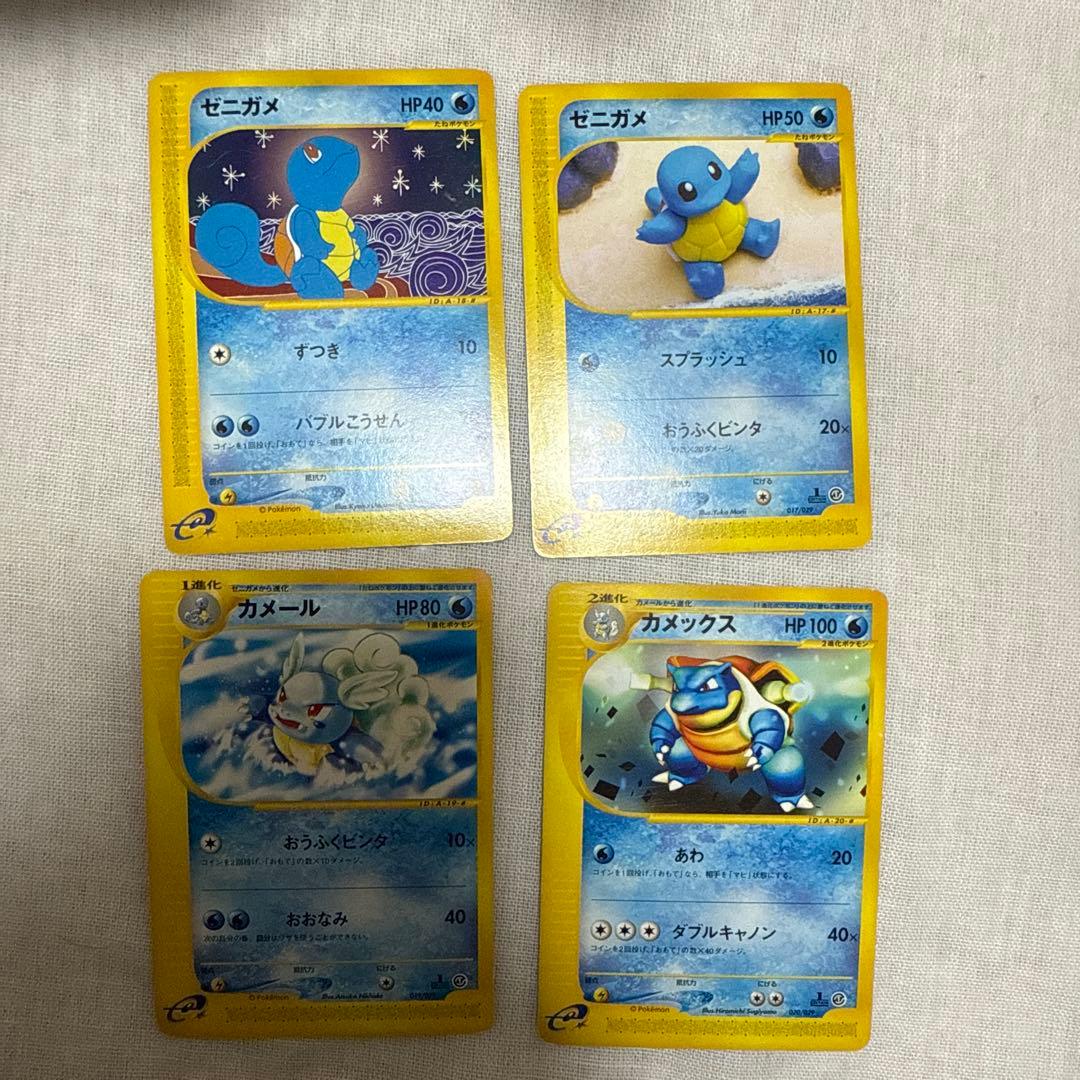 eカード　ゼニガメ　カメール　カメックス