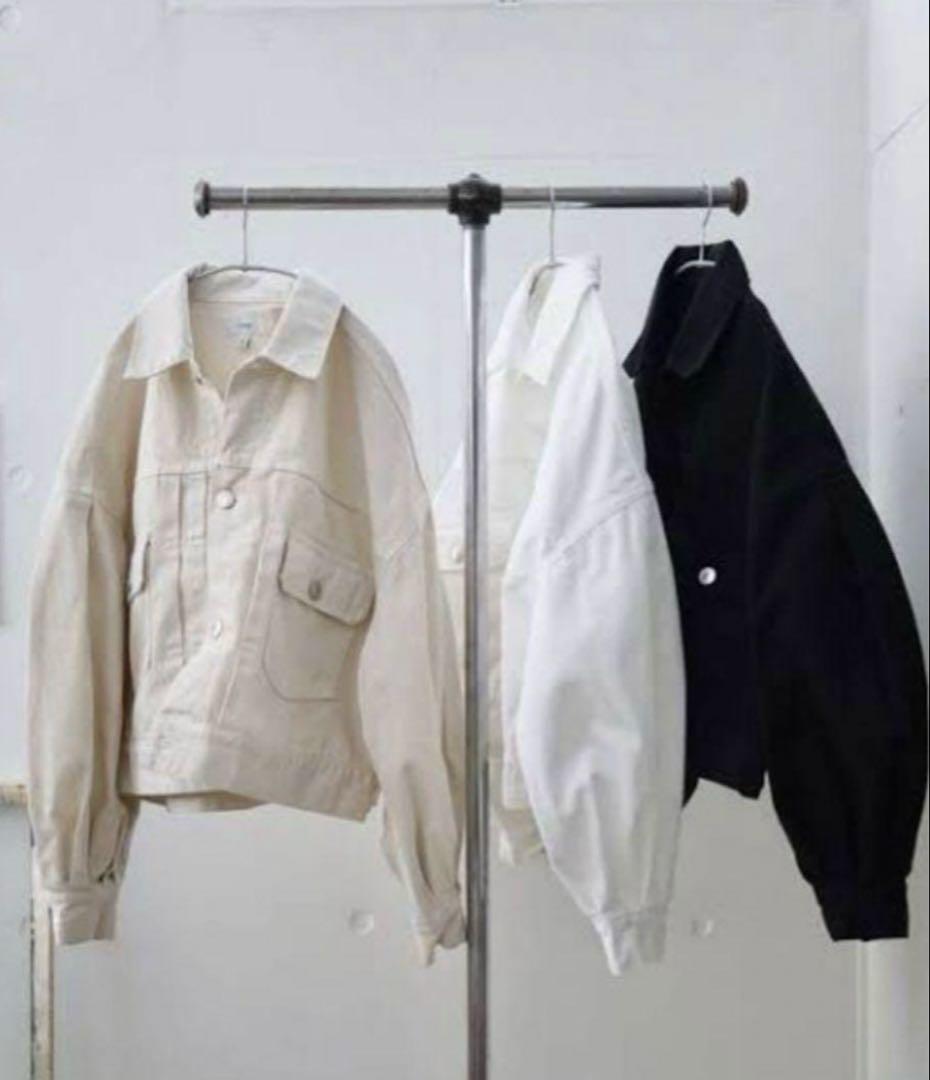 美品⭐︎ HYKE（ハイク）　バルーンスリーブジャケット　White 2
