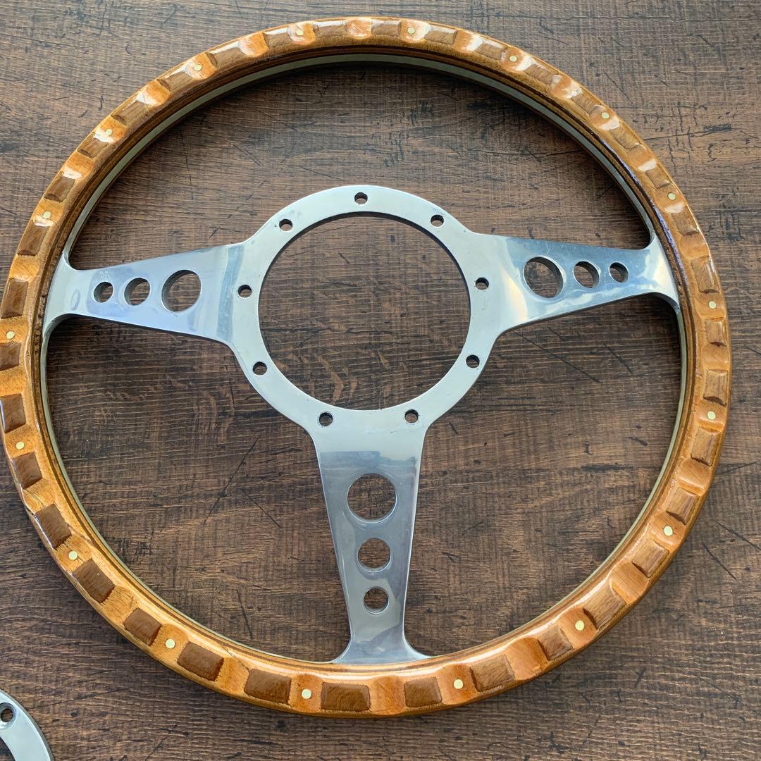 モトリタ　ウッドステアリング33φ クラシックミニ　英国車　旧車