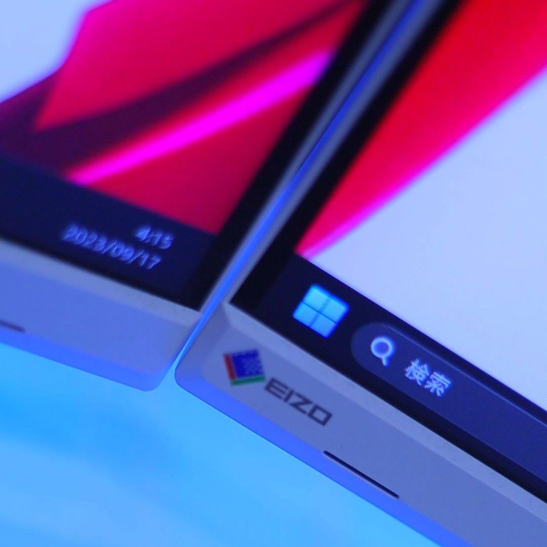 美品 EIZO EV2460-WT 23.8型＋エルゴトロンLX モニターアーム