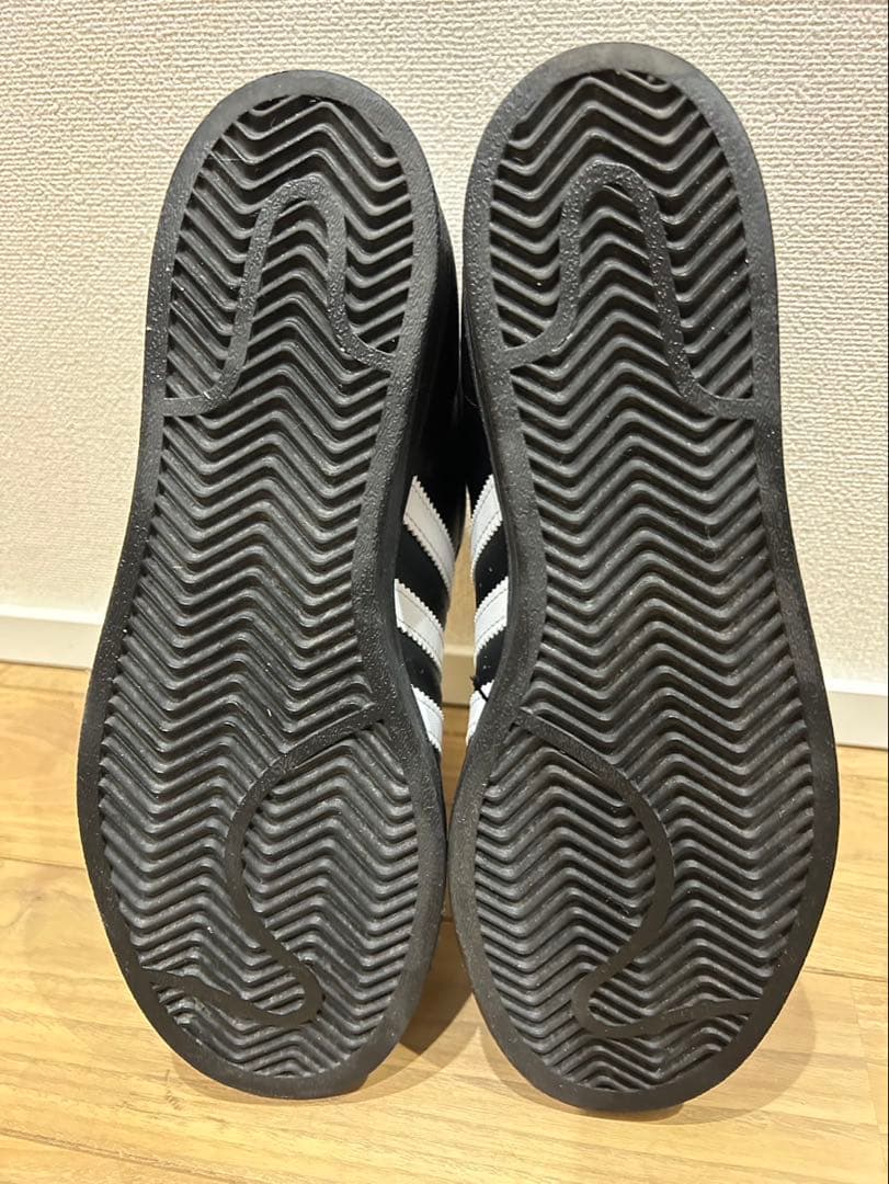 adidas SUPERSTAR キッズシューズ ブラック/ホワイト