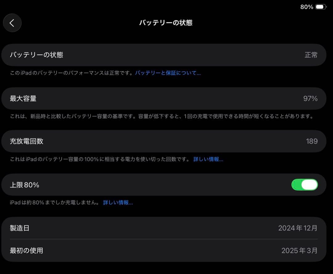 iPad mini 7 A17Pro 128GB Wi-Fiモデル　ブルー