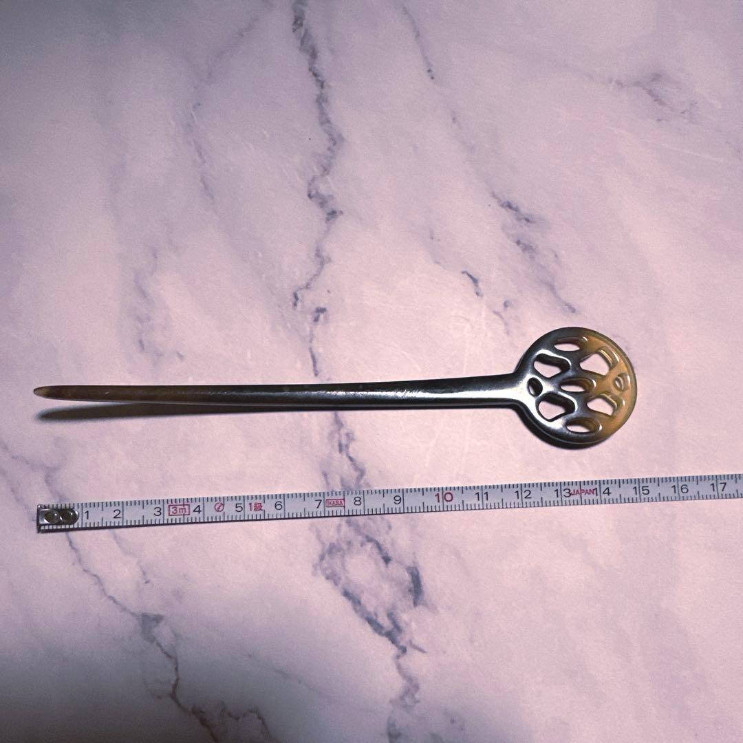 HERMES エルメス かんざし ヘアーアクセサリー バッファローホーン