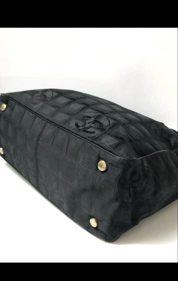 CHANEL トートバッグ エールライン ブラック