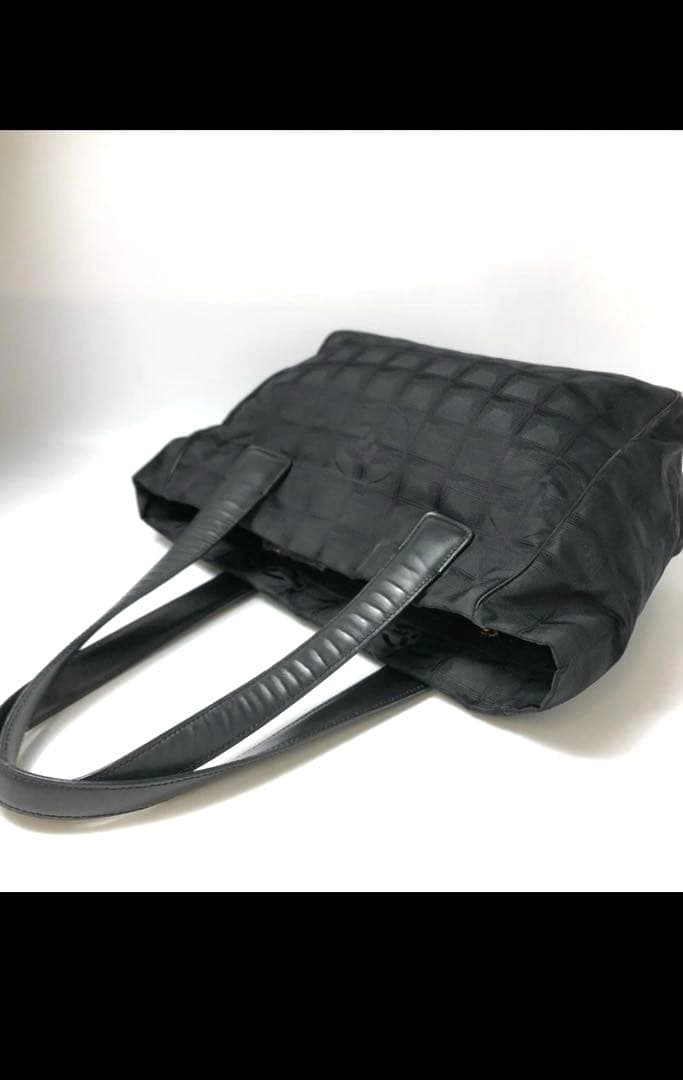 CHANEL トートバッグ エールライン ブラック